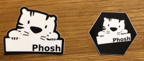 Phosh stickers
